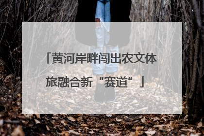 黄河岸畔闯出农文体旅融合新“赛道”