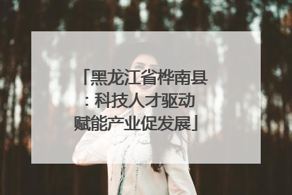 黑龙江省桦南县：科技人才驱动 赋能产业促发展