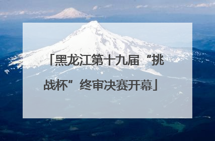 黑龙江第十九届“挑战杯”终审决赛开幕