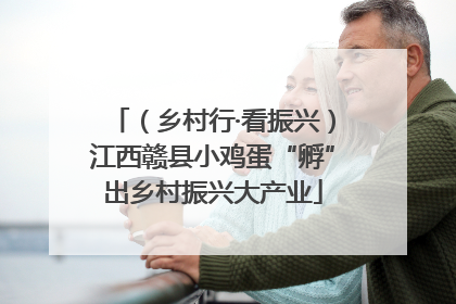 （乡村行·看振兴）江西赣县小鸡蛋“孵”出乡村振兴大产业