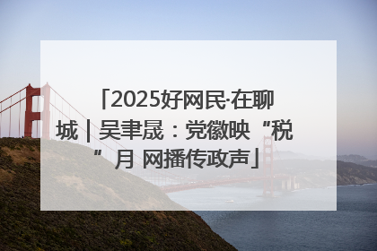 2025好网民·在聊城｜吴聿晟：党徽映“税”月 网播传政声