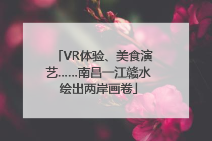VR体验、美食演艺……南昌一江赣水绘出两岸画卷